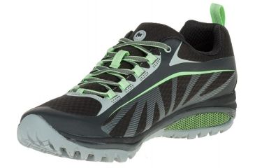 Image of Merrell Siren Edge Waterproof Hiking Shoe - Women's-Black/Paradise-Medium-6