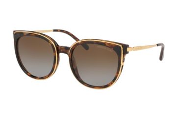 Image of Michael Kors BAL HARBOUR MK2089U Sunglasses 3333T5-55 - , Brown Grey Gradient Polar Lenses