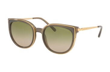 Image of Michael Kors BAL HARBOUR MK2089U Sunglasses 33382C-55 - , Olive Khaki Gradient Lenses