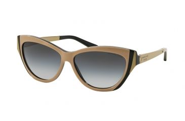 Image of Michael Kors CANEEL MK2005 Sunglasses 303511-57 - Taupe/Black Frame, Grey Gradient Lenses