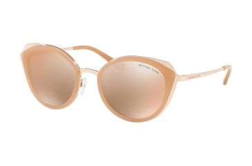 Image of Michael Kors CHARLESTON MK1029 Progressive Prescription Sunglasses, 52mm, Rose Gold/milky Lt Brown, MK1029-1026R1-52-PRO