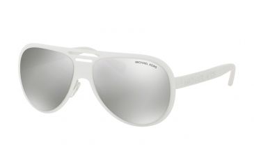 Image of Michael Kors CLEMENTINE I MK5011 Bifocal Prescription Sunglasses MK5011-11236G-59 - Lens Diameter 59 mm, Frame Color White Soft Touch