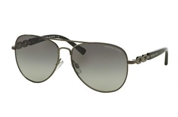 Image of Michael Kors FIJI MK1003 Sunglasses 100211-58 - Gunmetal Frame, Grey Gradient Lenses
