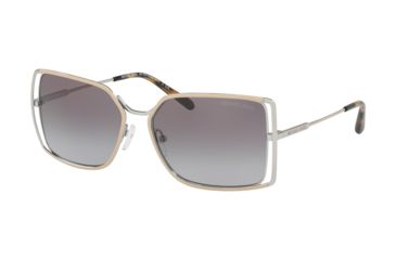 Image of Michael Kors GOLDEN ISLES MK1053 Prescription Sunglasses, 58mm, Silver, MK1053-115311-58-SV