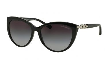 Image of Michael Kors GSTAAD MK2009 Sunglasses 300511-56 - Black Frame, Grey Gradient Lenses
