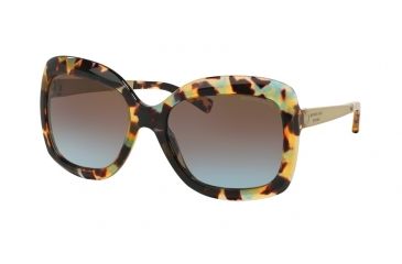 Image of Michael Kors KEY WEST MK2007 Sunglasses 303148-57 - Ocean Confetti Tortoise Frame, Purple Blue Gradient Lenses