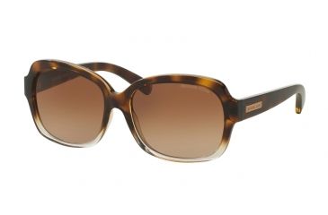 Image of Michael Kors MITZI III MK6037 Sunglasses 312513-57 - Tortoise Clear Frame, Brown Gradient Lenses