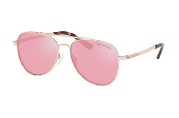 Image of Michael Kors SAN DIEGO MK1045 Prescription Sunglasses, 56mm, Rose Gold, MK1045-11089L-56-SV