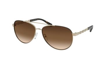 Image of Michael Kors SAN JUAN MK1047 Progressive Prescription Sunglasses, 59mm, Light Gold, MK1047-101413-59-PRO