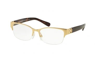 Image of Michael Kors TABITHA VI MK7006 Eyeglass Frames 1072-50 - Satin Gold/Tortoise Frame