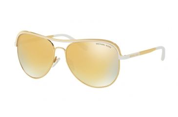 Image of Michael Kors VIVIANNA I MK1012 Single Vision Prescription Sunglasses MK1012-11127P-58 - Lens Diameter 58 mm, Frame Color Gold White