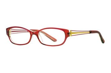 Image of Michael Stars MS Casual Chic SEMS CASU00 Eyeglass Frames - Plum Stain SEMS CASU005235 RD