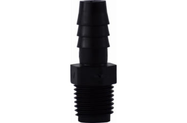 Image of Midland Metal Polyethylene Male Pipe x Barb Union 3/8in x 1/2in., 3/8in. x 1/2in., 33-016B