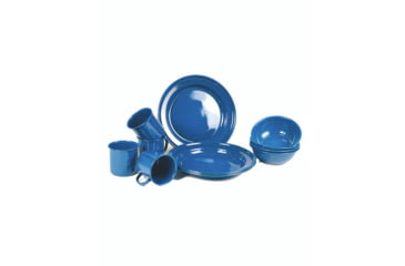 Image of MIL-TEC 12-Piece Enamelled Dish Set, Blue, 14678000