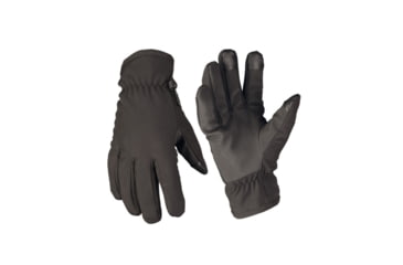Image of MIL-TEC Thinsulate Softshell Gloves, Black, Extra Large, 12521302-905
