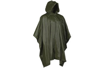 Image of MIL-TEC Vinyl Poncho, Olive Drab, One Size, 10628501