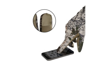 Image of MIL-TEC CIV-TEC Phantomleaf Thinsulate Softshell Gloves, WASP I Z1B, Small, 12521365-902