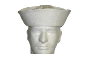 Image of Military Surplus Usn Sailor Hat, White, 7.25, H4611725