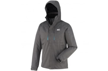 Image of Millet Black Mountain 3 in 1 Jacket - Mens-Heather Grey-Medium