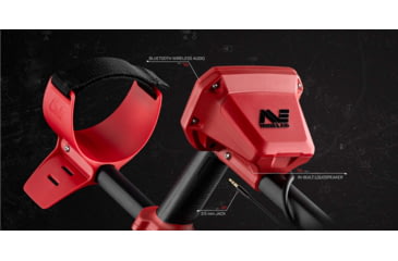 Image of Minelab Minelab Vanquish 540 Metal Detector, Black/Red, 3820-0003