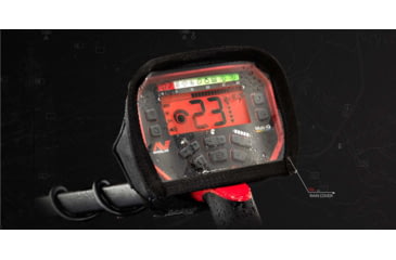Image of Minelab Minelab Vanquish 540 Metal Detector, Black/Red, 3820-0003