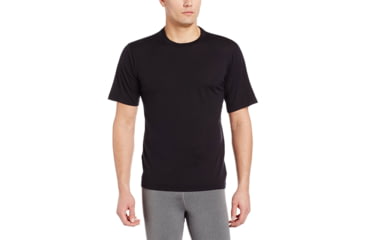 Image of Minus33 Algonquin Lightweight Wool Short Sleeve Crew, Black, X-Small, 703XS