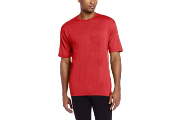 Image of Minus33 Algonquin Lightweight Wool Short Sleeve Crew, True Red, X-Large, 703TRXL