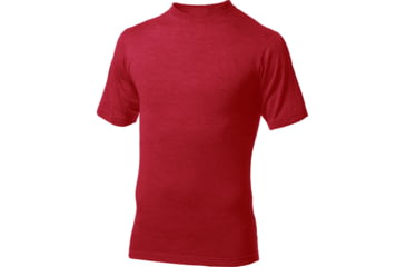 Image of Minus33 Algonquin Lightweight Wool Short Sleeve Crew, True Red, X-Large, 703TRXL