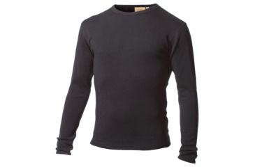 Image of Minus 33 Yukon Expedition Weight Long Sleeve Crew - Mens-Black-Large