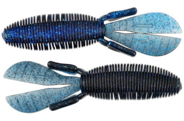 Image of Missile Baits Baby D Bomb Soft Bait, 7, 3.65in, Ballistic Bruiser, MBBD365-BLBR