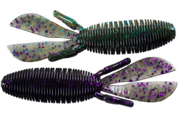 Image of Missile Baits Baby D Bomb Soft Bait, 7, 3.65in, Candy Grass, MBBD365-CNGR