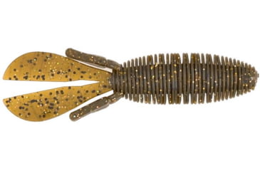 Image of Missile Baits Baby D Bomb Soft Bait, 7, 3.65in, Green Pumpkin Flash, MBBD365-GPF