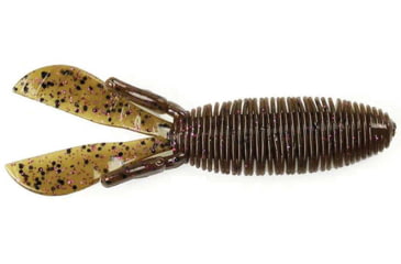 Image of Missile Baits Baby D Bomb Soft Bait, 7, 3.65in, Green Pumpkin Purple, MBBD365-GPP