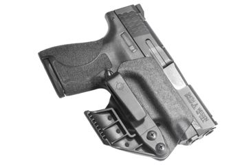 Image of Mission First Tactical Minimalist IWB Holster Smith &amp; Wesson M&amp;P Shield 1.0 &amp; 2.0 9mm/.40 Cal, Ambidextrous, Black, H2SWSHAIWBM