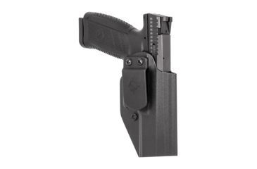 Image of Mission First Tactical IWB/OWB Holster, AIWB, CZ P-10 Fullsize, Ambidextrous, Black, HCZP10FSAIWBA