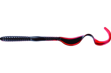 Image of Mister Twister Hang 10, 10in Worm Red Black Core 10/Pack, HT10-93
