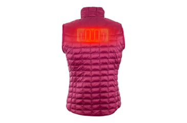 Image of Mobile Warming 7.4V Heated Back Country Vest - Womens, Burgundy, Large, MWWV04310420