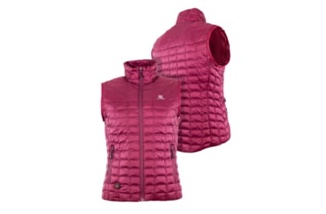 Image of Mobile Warming 7.4V Heated Back Country Vest - Womens, Burgundy, Large, MWWV04310420