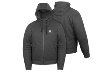 Image of Mobile Warming 7.4V Heated Full Zip Hoodie Sweatshirt - Mens, Dark Gray, Medium, MWMJ18220320