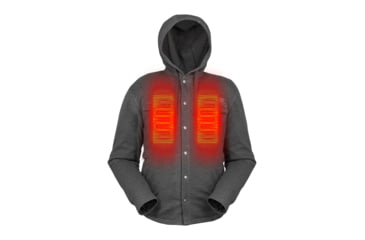 Image of Mobile Warming 7.4V Heated Shift Hoodie - Mens, Gray, Extra Large, MWMJ19220520