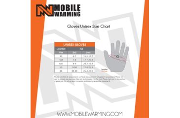 Image of Mobile Warming Dual Power Glove Liner, Black, Extra Large, MWG16M06-XL-BLK