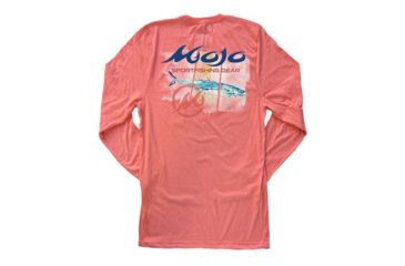 Image of Mojo Sportswear Company Long Live The King Tee Long Sleeve - Mens, Bleached Salmon, Large, BLCHS - L - MJLLK LS