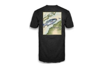 Image of Mojo Sportswear Company Striper Sea Chart Short Sleeve Pocket T - Shirt - Mens, Octopus Ink, Medium, OCTIN - M - MSSCST