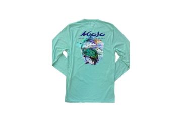 Image of Mojo Sportswear Company Trophy Montage Tee Long Sleeve - Mens, Tidewater, Large Tidewater - L - Mojo Trophy Montage Tee LS