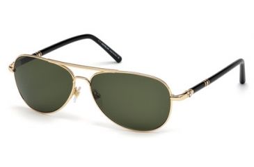 Image of Mont Blanc MB509S Sunglasses - Shiny Rose Gold Frame Color