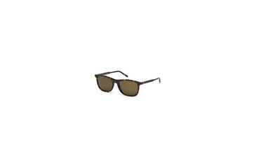 Image of Mont Blanc MB593S Sunglasses - Dark Havana Frame Color