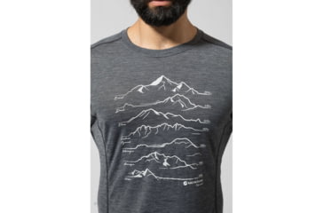 Image of Montane Primino 140G 7 Summits Long Sleeve T-Shirt - Mens, Black, Extra Large, MP7SLBLAX08
