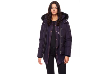 Image of Moose Knuckles 3Q Jacket Women's, Abyss / Black Fur, L, MK2229L3Q-523-L