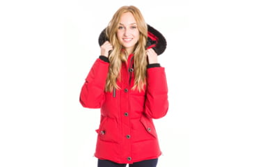 Image of Moose Knuckles 3Q Jacket - Women's-Deep Red-Large
