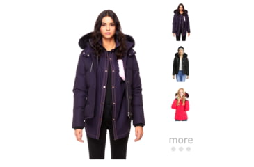 Image of Moose Knuckles 3Q Jacket - Women's, Abyss/Black Fur, Army/Black Fur, Black, Deep Red, Green Ash/Black Fox, Snow White